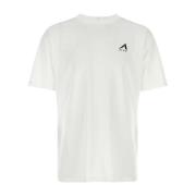 Hvid mesh t-shirt - Stilfuld og åndbar