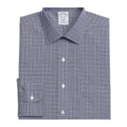 Regent Regular-Fit Non-Iron Dress Shirt, Oxford Stretch, Ainsley Collar-Check