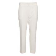 My Essential Wardrobe Yolamw Straight Slit Pant Bukser 10704239 Snow White