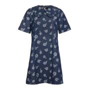 Denim Flower SS Kjole - Mitty Kollektion