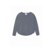 Flannel Cashmere Sweater - Farve: Flannel, Størrelse: T.3
