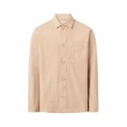 Beige Overshirt til Stilfulde Mænd