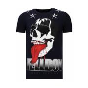 Hellboy Rhinestone - Herre T-shirt - 13-6226N