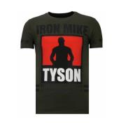 Iron Mike Tyson Rhinestone - Herre T-shirt - 13-6212K