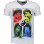 Bruce Lee Ying Yang - Herre T-shirt - 2315W