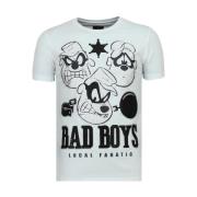 Rhinestones Beagle Boys - Sjov T-shirt Mand - 6319W