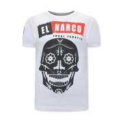 El Narco T-Shirt med Print