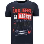 Eksklusiv Herre T-shirt - Los Jefes The Narcos - 11-6372B