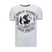 Eksklusiv Herre T-shirt tryk - Sons of Anarchy MC - 11-6369W