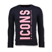 ICONS Vertikal Sweater - Tryk På Sweater Herre - 6353N