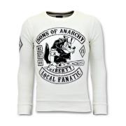 Strass Sweater Mænd - Sons of Anarchy Trøje