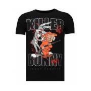 Killer Bunny Rhinestone - Herre T-shirt - 13-6229Z