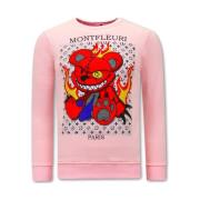Sweater med høj krave Monster Teddy Bear - 3631