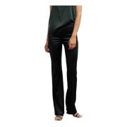 Erin satin trousers black