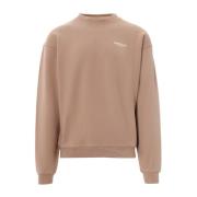 Brun Bomuld Crew-neck Sweatshirt AW23