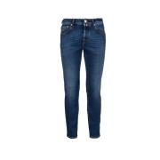 Slim Fit Ensfarvet Jeans