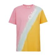 Tie-Dye Logo Print T-Shirt
