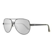 Mænds Gunmetal Aviator Solbriller