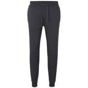 Regular Rise Stretch Bomulds Sweatpants med Stribede Sideribber