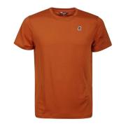 Opgrader din afslappede garderobe med denne Orange Bomuld T-Shirt til Mænd