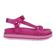 Fuxia Ugogastrass Flade Sandaler