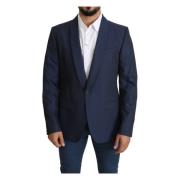 Martini Blue Slim Fit Blazer