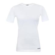 Hvid T-shirt til kvinder, Stilfuld og enkel