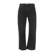 Stilfulde Wide Leg Track Jeans