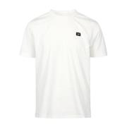 Hvid Logo Grafisk T-shirt