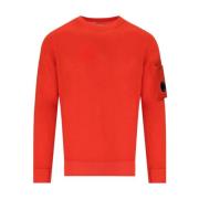 Orange Merinould Crewneck Jumper