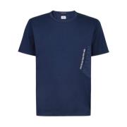 Merceriseret Jersey Lomme T-shirt til Mænd