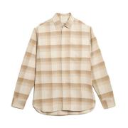 Slim-Fit Button-Up Skjorte