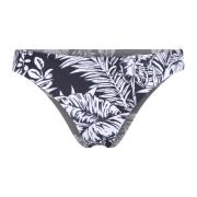 Sort Jungle Print Bikini Underdel