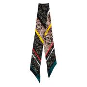 Silk Tørklæde med Chin Art Cracks