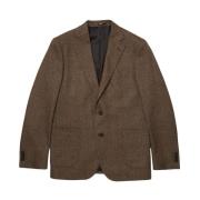 Herringbone Virgin Wool-Blend Sport Coat