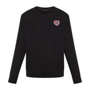 Sweatshirt med logo