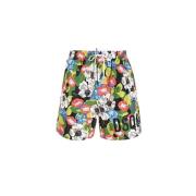 Blomstret badeshorts