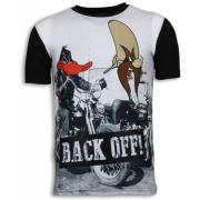 Back Off - Digital Rhinestone T -shirt