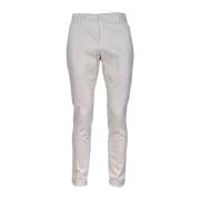 Herre Chino Bukser. Slim Fit. Lav Talje. Medium Vægt Gabardine. Lavet i Italien.