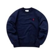 Klassisk Rød Hjerte Sweatshirt