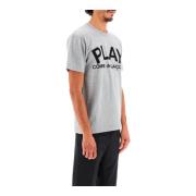 Play Print T-Shirt i Ren Bomuld Jersey