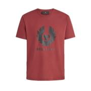 Phoenix Grafisk T-Shirt i Lava Rød