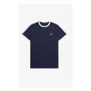 Taped Ringer T-Shirt Carbon Blue