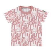 Børns Pink Logo Print T-shirt