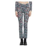 Blomstret Print 70'er Stil Leggings