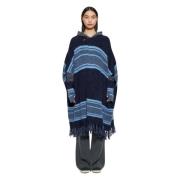 Mila alpaka uld poncho