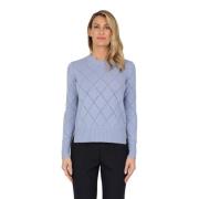 Argyle Sweater i uld og cashmere