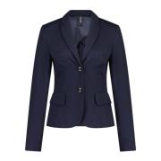 Tætsiddende Jersey Blazer