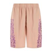 Powder Pink Bermuda Shorts