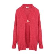 Fuchsia Cardigan Sweaters